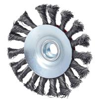KS Tools 340.0048 Conische vorm-staaldraadborstel 0,5 mm, Ø 100 mm KS Tools 340.0048 Conische vorm-staaldraadborstel 0,5 mm, Ø 100 mm