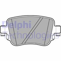 Remblokkenset, schijfrem DELPHI, u.a. fÃ¼r Seat, Audi, VW, Skoda