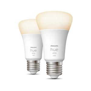 Philips Lighting Hue LED-lamp (2 stuks) 871951428919200 Energielabel: F (A - G) Hue White E27 Doppelpack 2x1050lm 75W E27 19 W Warmwit Energielabel: F (A - G)