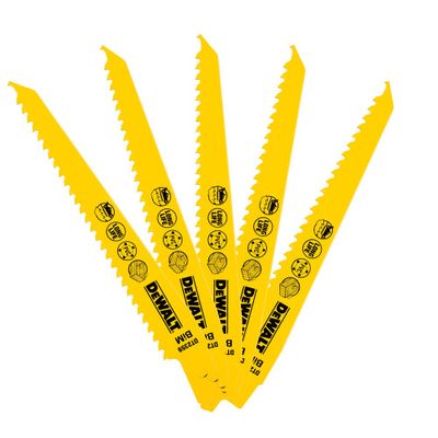 DeWalt Accessoires Reciprozaagblad BiM 152x3,6-5,1mm hout met spijkers en kunstof tot 110mm - DT2359-QZ