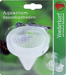 Boon Voederkorf 6.5cm met Zuignap voor Levend & Diepvriesvoer - Helder Aquarium zonder Verspilling