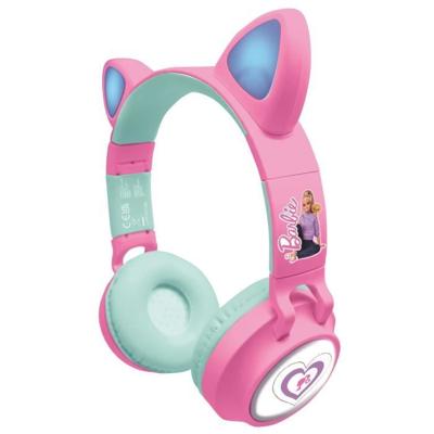 Barbie draadloze oplaadbare oplichtende hoofdtelefoon met kattenoren