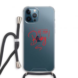 Not Your Baby: iPhone 12 Pro Transparant Hoesje met koord