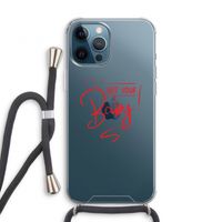 Not Your Baby: iPhone 12 Pro Transparant Hoesje met koord