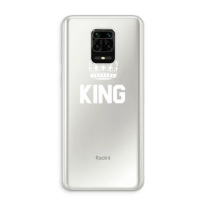 King zwart: Xiaomi Redmi Note 10 Lite Transparant Hoesje