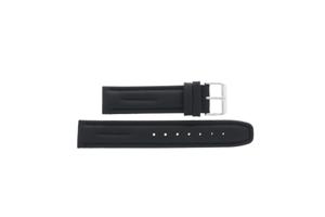 Horlogeband Universeel G180 Leder Zwart 20mm