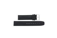 Horlogeband Universeel G180 Leder Zwart 20mm