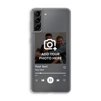 Music Player: Samsung Galaxy S21 Plus Transparant Hoesje