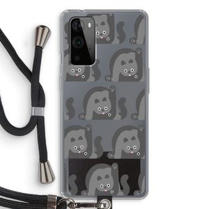 Cats: OnePlus 9 Pro Transparant Hoesje met koord