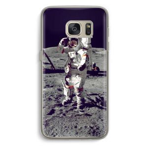 Spaceman: Samsung Galaxy S7 Transparant Hoesje