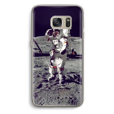 Spaceman: Samsung Galaxy S7 Transparant Hoesje