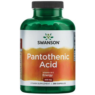 Pantothenic Acid 500mg | Swanson | 250ct