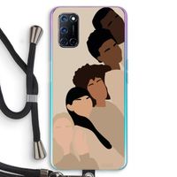 Sweet creatures: Oppo A52 Transparant Hoesje met koord