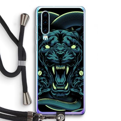 Cougar and Vipers: Huawei P30 Transparant Hoesje met koord