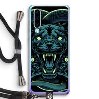 Cougar and Vipers: Huawei P30 Transparant Hoesje met koord