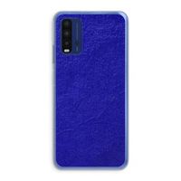 Majorelle Blue: Xiaomi Redmi 9T Transparant Hoesje