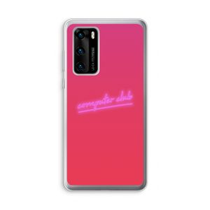 Vice Glow: Huawei P40 Transparant Hoesje