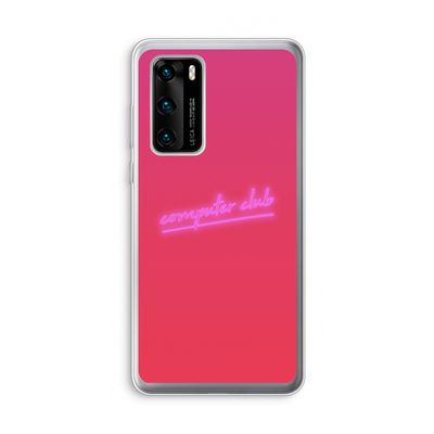 Vice Glow: Huawei P40 Transparant Hoesje