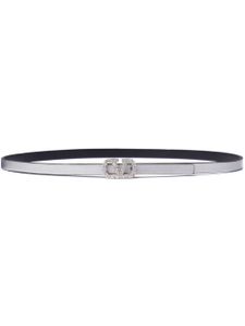 Valentino Garavani ceinture réversible VLogo Signature 10 mm - Argent