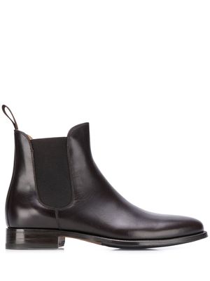 Scarosso bottines chelsea à bout pointu - Marron