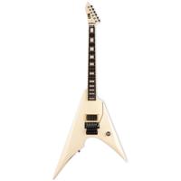 ESP LTD Mike Schleibaum Signature MSV-1 Arrow Olympic White elektrische gitaar met koffer