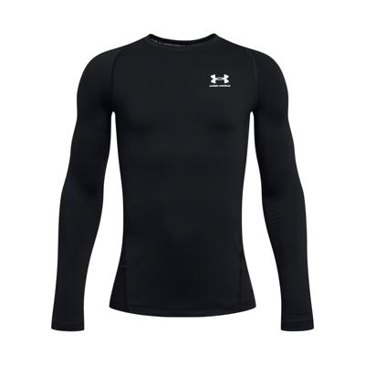 Under Armour ColdGear Ondershirt Lange Mouwen Kids Zwart Wit