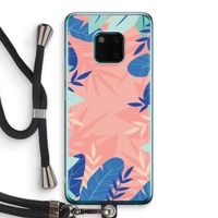 Tropisch: Huawei Mate 20 Pro Transparant Hoesje met koord