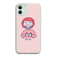 Hartje: iPhone 11 Transparant Hoesje
