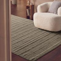 Vloerkleed Parker Rechthoekig - Grijs 150x80cm - Wol - Dekbed-Discounter.nl