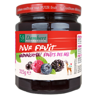 Damhert Puur fruit confituur woudvruchten 315 Gram
