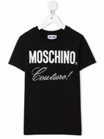 Moschino Kids t-shirt à logo imprimé - Noir - thumbnail