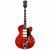 Guild Newark St. Collection X-350 Stratford Scarlet Red semi-akoestische gitaar