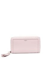 Lancel portefeuille Premier Flirt à détail de pompon - Rose