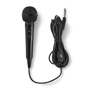 Nedis Bedrade Microfoon | 5 m | 80 Hz | 1 stuks - MPWD01BK MPWD01BK