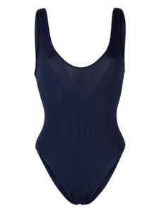 LIDO maillot de bain Sette Rib à encolure arrondie - Bleu