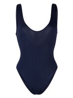 LIDO maillot de bain Sette Rib à encolure arrondie - Bleu - thumbnail