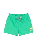 Molo short de bain à patch logo Niko Solid - Vert