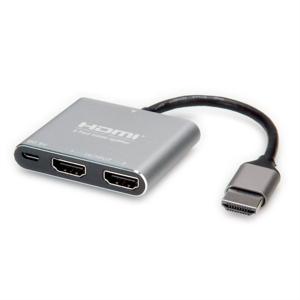 VALUE Videosplitter, HDMI 4K, 2 Poorts