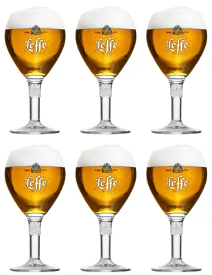 Leffe Bierglazen 330 ml - 6 Stuks