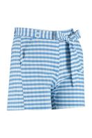 Romee check short - off white/shirt blue - 07173