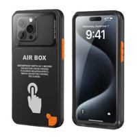 iPhone 15 Pro Max ShellBox Air Box Waterdicht Hoesje - Zwart