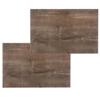 Set van 8x stuks placemats hout print eiken PVC 45 x 30 cm