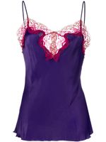 Marques'Almeida haut Marques à détails de dentelle - Violet