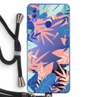 Tropisch: Honor Note 10 Transparant Hoesje met koord