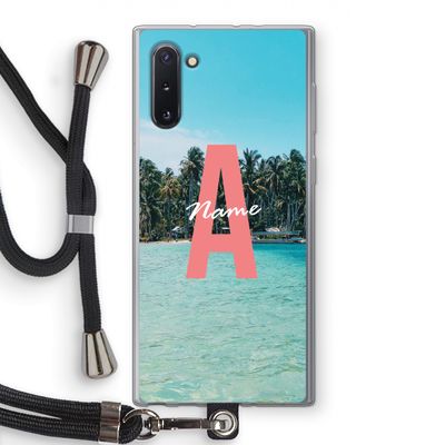 Pacific Dream: Samsung Galaxy Note 10 Transparant Hoesje met koord