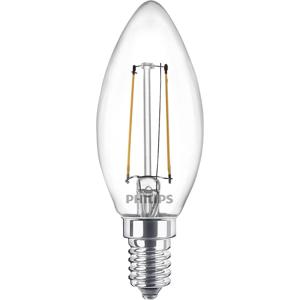 Philips LED 78205400 LED-lamp Energielabel E (A - G) E14 Kaars 2 W = 25 W Warmwit (Ø x l) 3.5 cm x 9.7 cm 2 stuk(s)