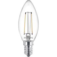 Philips LED 78205400 LED-lamp Energielabel E (A - G) E14 Kaars 2 W = 25 W Warmwit (Ø x l) 3.5 cm x 9.7 cm 2 stuk(s) - thumbnail