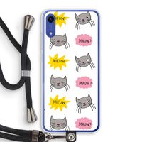 Meow: Honor Play 8A Transparant Hoesje met koord