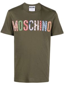 Moschino t-shirt à logo imprimé - Vert