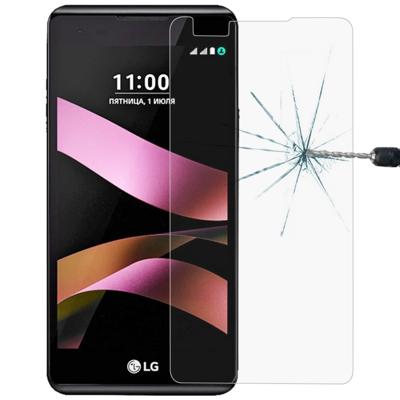 0 26 mm 9H 2.5D getemperd glas Film voor LG X stijl